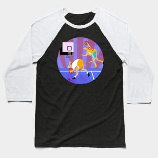 Basketball Kangaroos Baseball T-Shirt